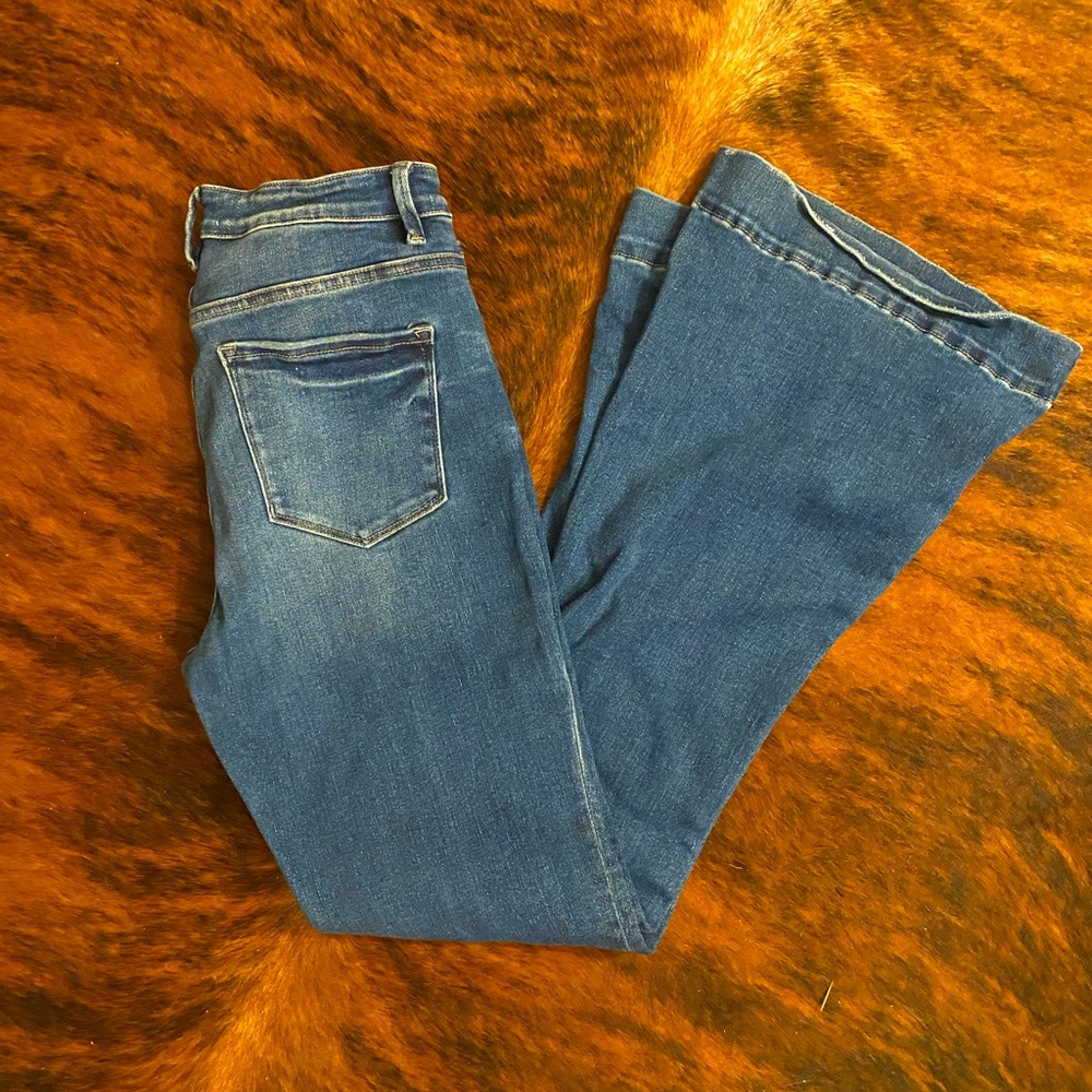 Vervet High Rise Trouser Super Flare Jeans